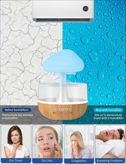 Rain Cloud Humidifier Water Drip- Mushroom Humidifier Waterfall Lamp (Diffuser)