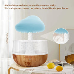 Rain Cloud Humidifier Water Drip- Mushroom Humidifier Waterfall Lamp (Diffuser)