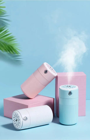 Car Mist Humidifier Diffuser - Aroma Air Humidifier with Colorful Led Night Light