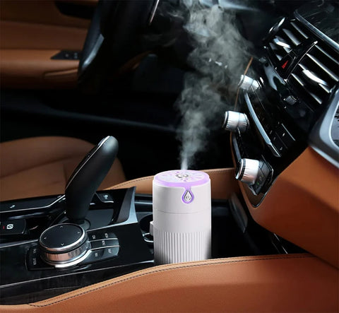 Car Mist Humidifier Diffuser - Aroma Air Humidifier with Colorful Led Night Light